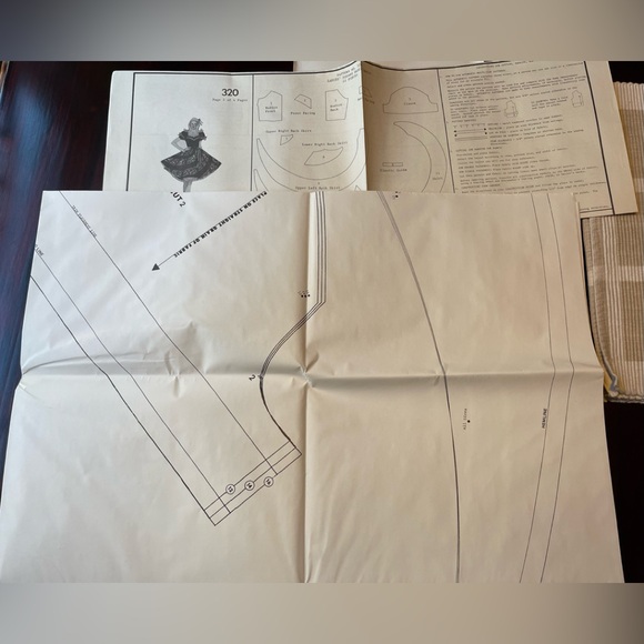 Vintage Authentic Patterns Inc Square Dancing Dress
Pattern #320 Size12-14-16 - Picture 7 of 10